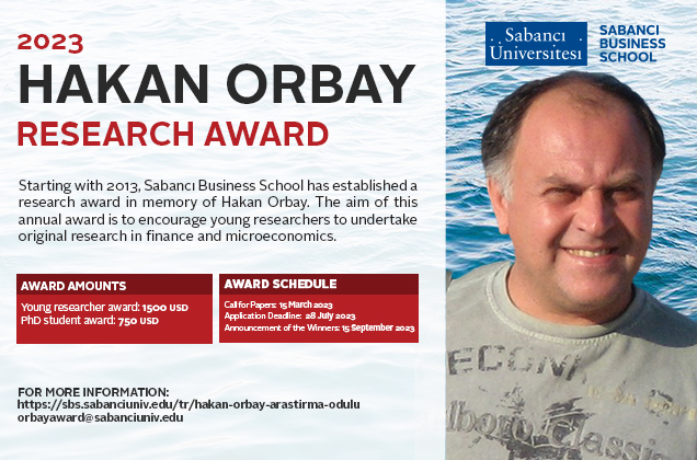 Applications Open for the 2023 Hakan Orbay Research Awards