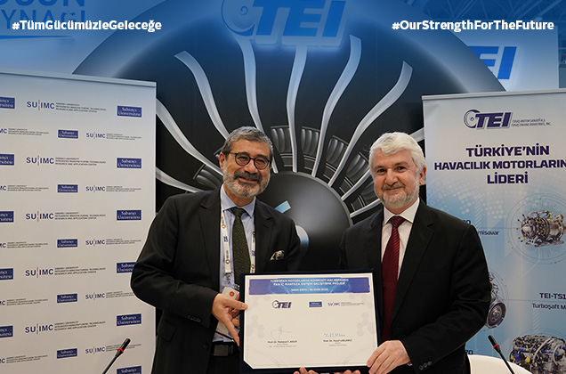 Cooperation on Composite Engine Parts Development Between TEI and Sabancı University