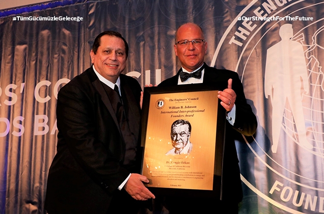 MDBF Misafir Öğretim Üyesi Cengiz Özkan’a William Johnson International Founders Ödülü