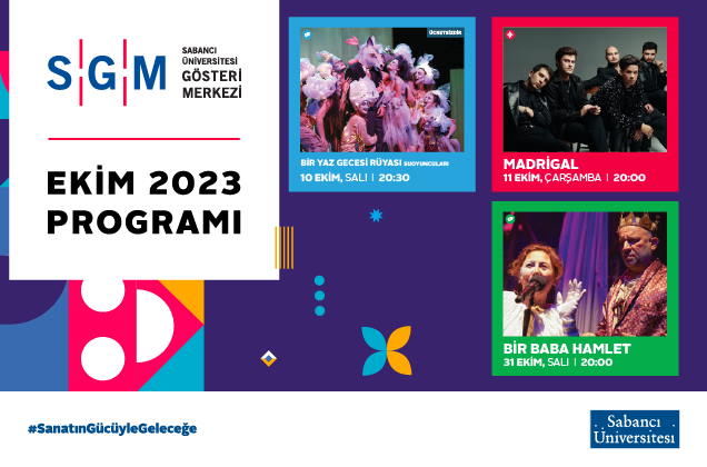 Sabancı Üniversitesi Gösteri Merkezi (SGM), 2023-2024 Sezonunu Açıyor!