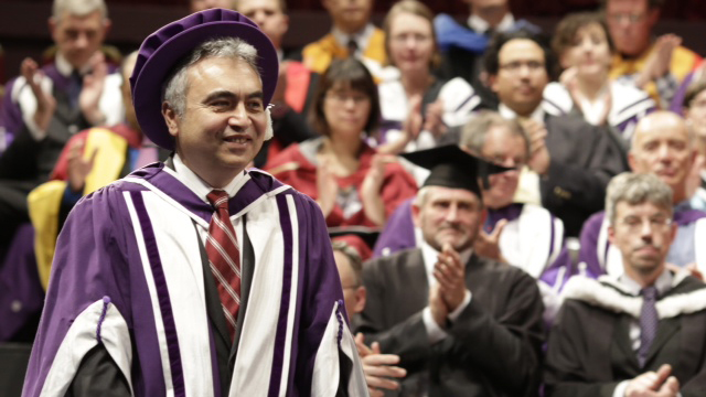 IICEC'in Onursal Başkanı Fatih Birol'a doktora