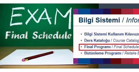 2-3 Ocak 2015 Final Sınavları