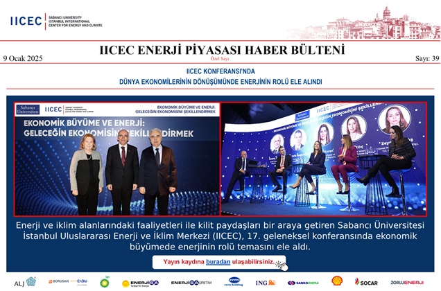 IICEC Enerji Piyasası Haber Bülteni