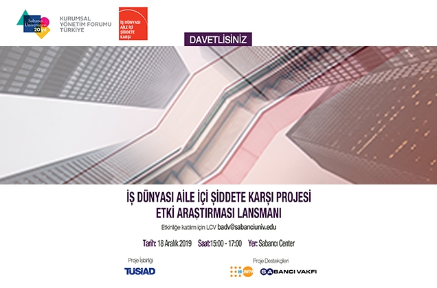 İş Dünyası Aile İçi Şiddete Karşı Projesi Etki Araştırması Lansmanı