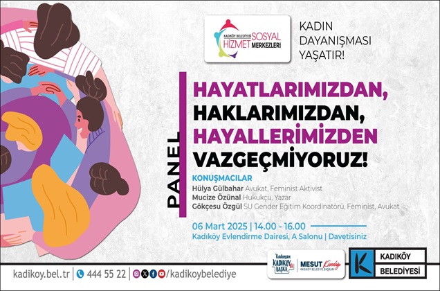 Sabancı Üniversitesi’nden Gökçesu Özgül, Kadıköy’de Kadın Hakları Panelinde