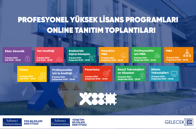 Profesyonel Yüksek Lisans Programları Tanıtım Toplantıları Başlıyor 