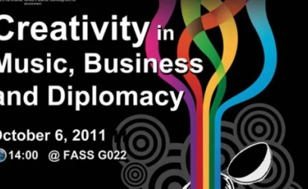 Creativity in music, business and diplomacy seminar &amp; mini concert