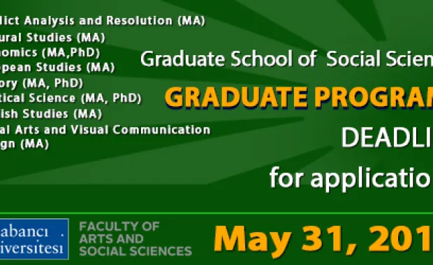 (LAST DAY) Graduate School of Social Sciences Graduate Prg. Fall 2017 Applications