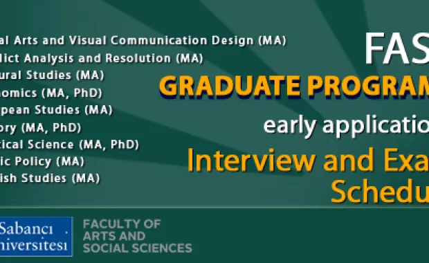 Interview and exam schedule