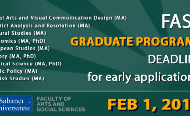 Early applications to Graduate School of Social Sciences for Fall 2013