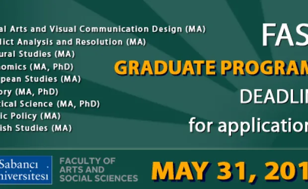 Applications to Graduate School of Social Sciences for Fall 2013