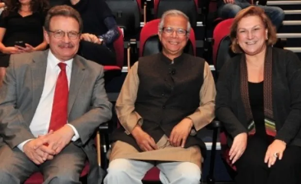 Nobel Peace Prize laureate Professor Muhammad Yunus spoke on the importance of social entrepreneurship