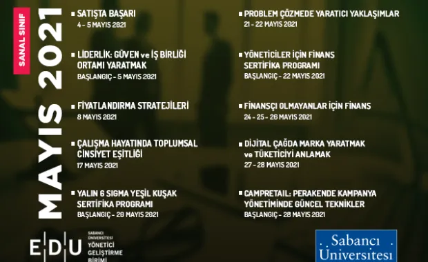 EDU’s Program for May includes 10 Different Training Programs