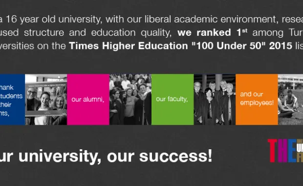 Sabancı University First in Turkey on the THE "100 Under 50" Rankings