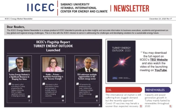 IICEC Energy Market Newsletter -  Issue 17