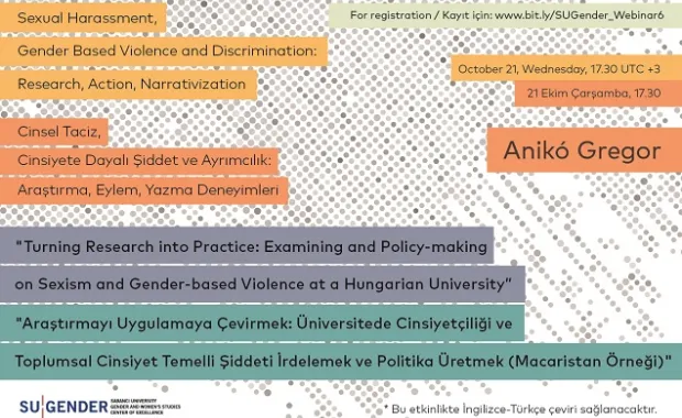 SU Gender's webinar series continues with Aniko Gregor