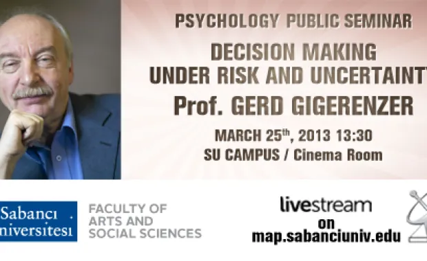Psychology Public Lecture Series: Gerd Gigerenzer