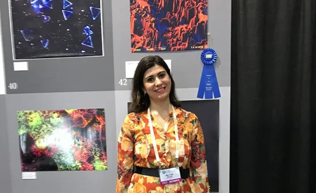 SUNUM Researcher Meltem Sezen awarded at “Science as Art” competition