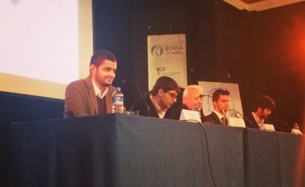 Çağlar Genç spoke at the “Youth Panel”