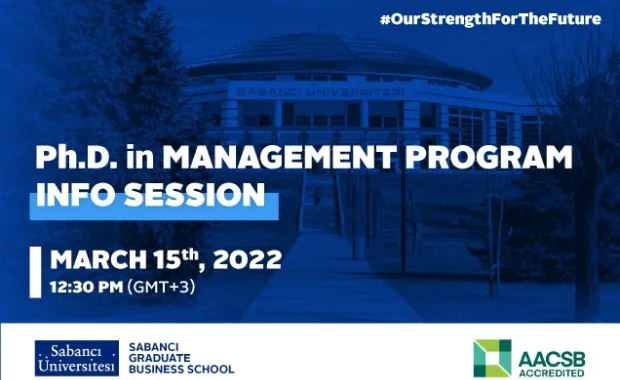 You are invited to the Ph.D. in Management Program Information Session