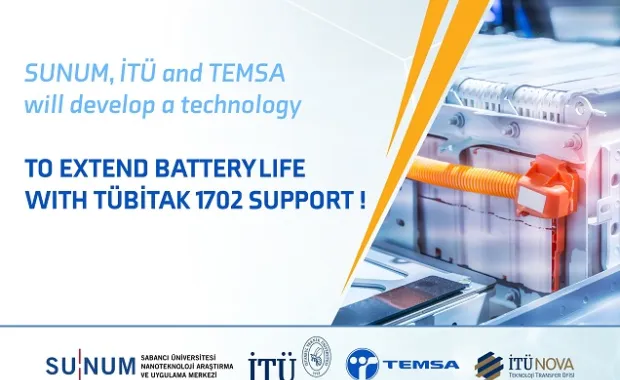 SUNUM, İTÜ and TEMSA will develop a technology to extend battery life