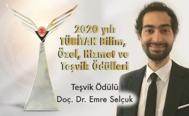 TÜBİTAK Incentive Award to our faculty member Emre Selçuk