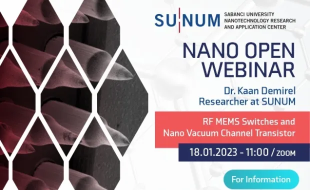 Kaan Demirel is the new guest of the Nano Open Webinars