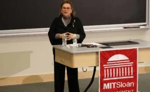 Güler Sabancı, Massachusetts Institute of Technology Sloan School of Management'de konferans verdi
