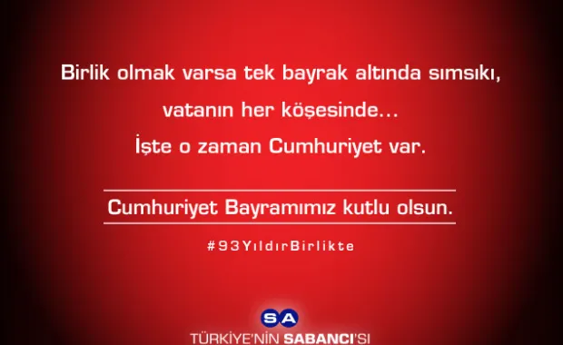 Cumhuriyet Bayramımız Kutlu Olsun