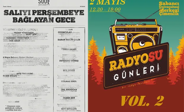RadyoSU ve SUOyuncuları performanslarını sergiliyor