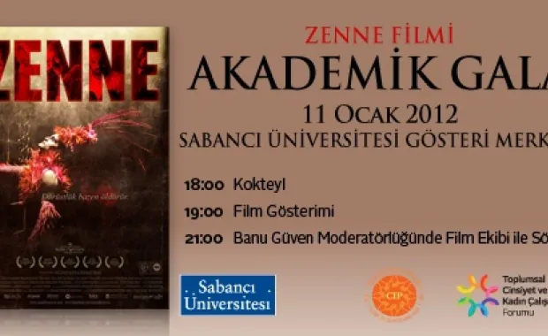 Zenne Filminin Akademik Galası Bugün Saat 18.00'de SGM'de