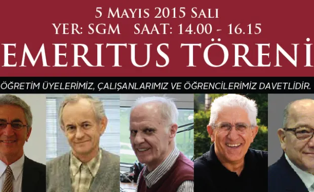 Emeritus Öğretim Üyeliği Töreni