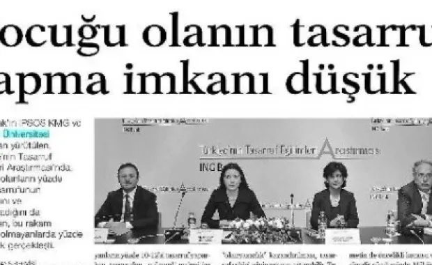 "Türkiye'nin Tasarruf Eğilimleri Araştırması"