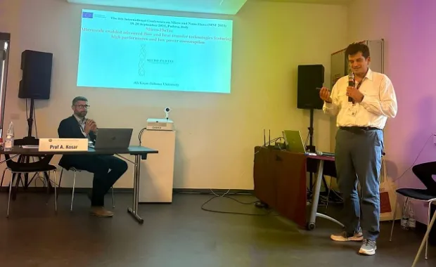 Araştırmacılarımızın Horizon Europe MSCA Staff Exchanges Projesi Micro-FloTec’in Tanıtımı Micro and Nano Flow 2023’te Yapıldı