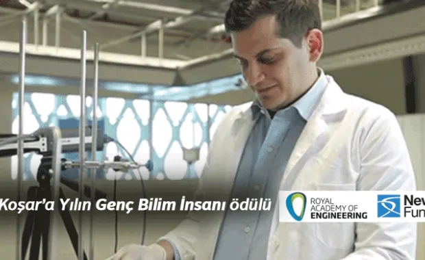 Ali Koşar'a Yılın Genç Bilim İnsanı Ödülü