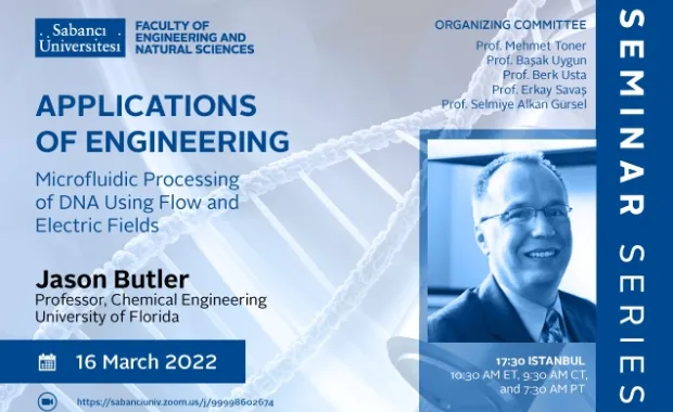 Jason Butler'den "Microfluidic Processing of DNA using Flow and Electric Fields" semineri