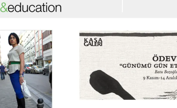 Kasa Galeri'nin sergisi Ödev: Günümü Gün Et" Art&Education'da