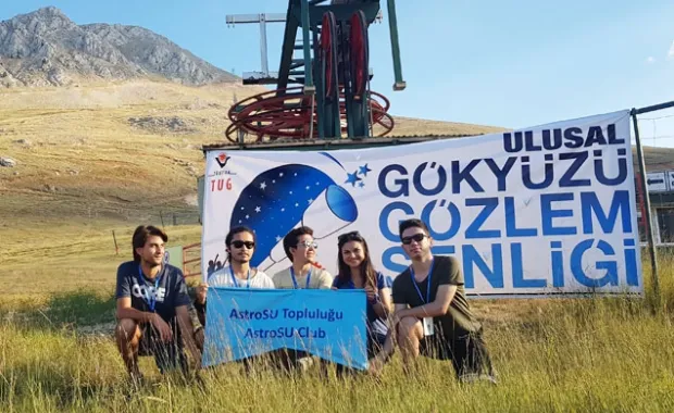 AstroSU 21. Ulusal Gökyüzü Gözlem Şenliği'ne katıldı