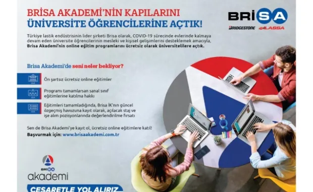 Brisa Akademi'nin kapıları üniversite öğrencileri için açılıyor