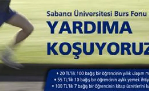 Burs Fonu için yardıma koşuyoruz…