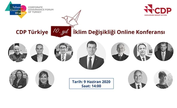 CDP Türkiye 10.Yıl İklim Değişikliği Konferansı Online Olarak Düzenlenecek