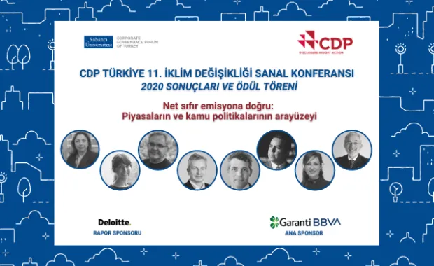 CDP Türkiye 11. İklim Değişikliği Sanal Konferansı bugün gerçekleşecek