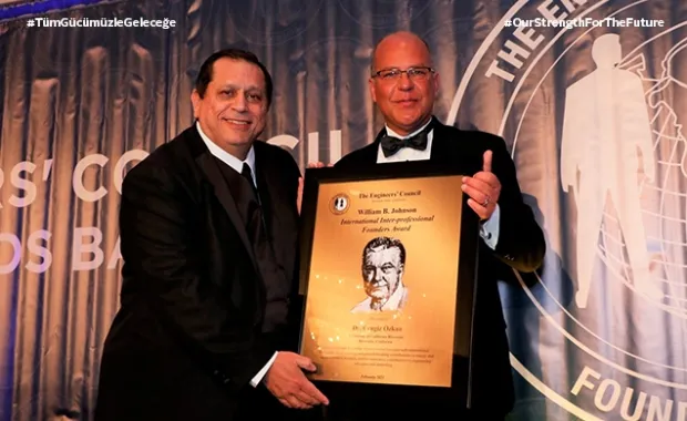MDBF Misafir Öğretim Üyesi Cengiz Özkan’a William Johnson International Founders Ödülü