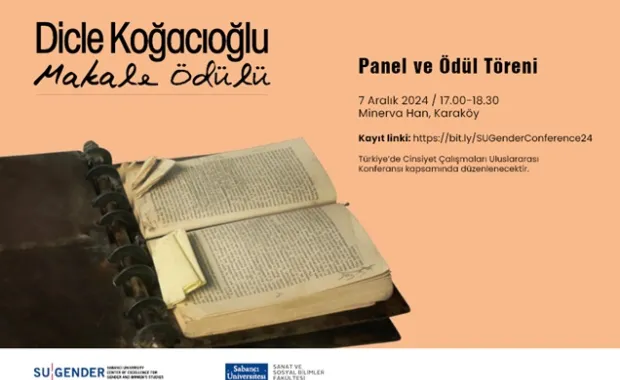 Dicle Koğacıoğlu Makale Ödülü-Panel ve Ödül Töreni