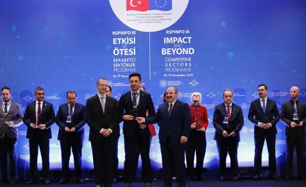 Sanayi ve Teknoloji Bakanlığı’ndan DiMAP Altyapı Projesi’ne Plaket