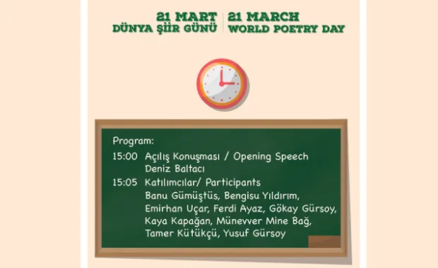 21 Mart Dünya Şiir Günü Etkinliği