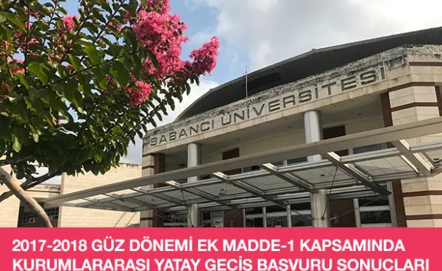 Yatay Geçiş Başvuru Sonuçları