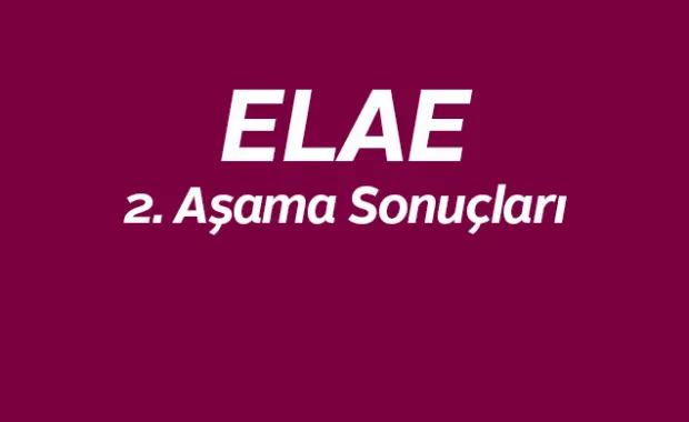 31 Ağustos 2016 ELAE Sınav Sonuçları