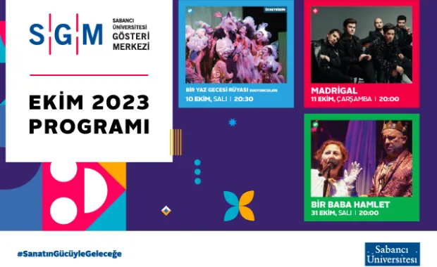 Sabancı Üniversitesi Gösteri Merkezi (SGM), 2023-2024 Sezonunu Açıyor!