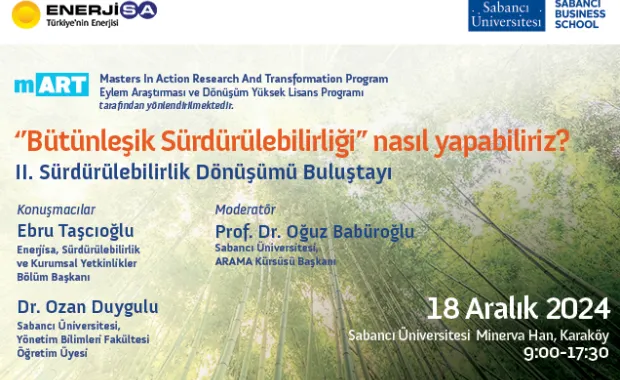 II. Sürdürülebilirlik Dönüşümü Buluştayı Gerçekleşecek